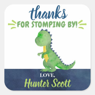 Dinosaur Hartelijk dank voor de positieve stickers