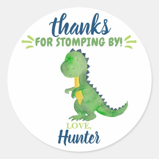 Dinosaur Hartelijk dank voor de positieve stickers (Voorkant)
