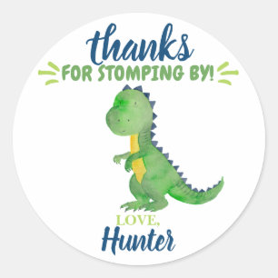 Dinosaur Hartelijk dank voor de positieve stickers