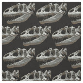 Dinosaur Head Skeleton Fabric Stof (Swatch)