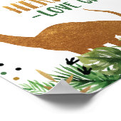 Dinosaur Herbivores Birthday Food Table Sign Poster (Hoek)