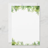 Dinosaur Het is een Baby shower van een jongen Kaart (Achterkant)