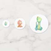 Dinosaur Het is een Jongen Confetti (Voorkanten)