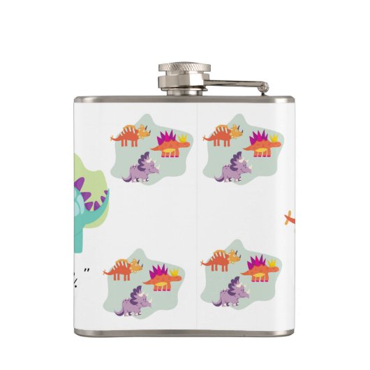 Dinosaur Heupfles (Achterkant)