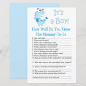 Dinosaur Hoe goed ken je het baby shower spel? (Voorkant / Achterkant)