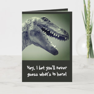 Dinosaur Humor Kaart