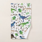 Dinosaur Hunt. Dinosaurussen op Safari Boys Kinder Bad Handdoek (Handdoek)