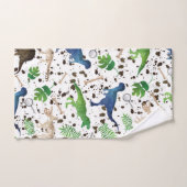 Dinosaur Hunt. Dinosaurussen op Safari Boys Kinder Bad Handdoek (Handdoek)