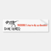 Dinosaur Hunter bumper sticker (Voorkant)