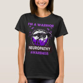 Dinosaur ik ben een Warrior NEUROPATHY Awareness T-shirt (Voorkant)