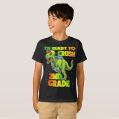 Dinosaur, ik ben klaar om de 2de graad terug te br t-shirt (Voorkant volledig)