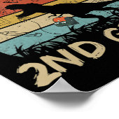  Dinosaur ik ben klaar om de tweede klas terug te  Poster (Hoek)