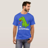 Dinosaur Ik ben niet te stoppen. T-shirt (Voorkant volledig)
