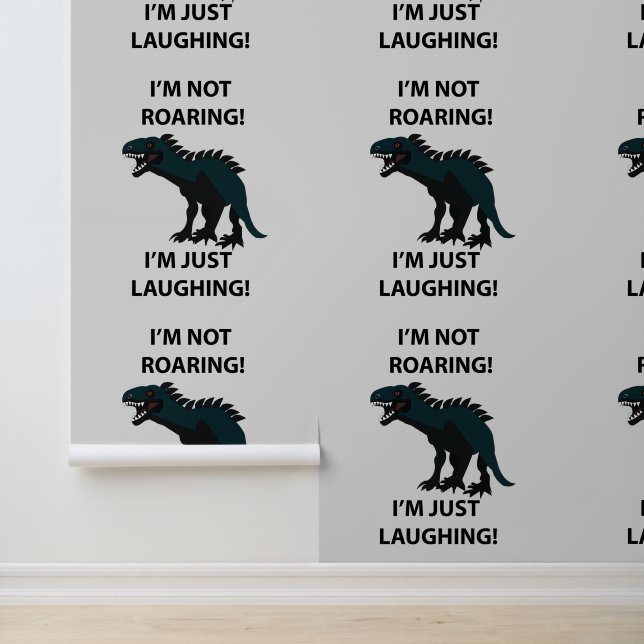 Dinosaur Ik lach alleen maar Grappige Dinosaur Behang (Applicatie)