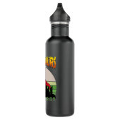 Dinosaur in de stad | Ontwerp van Dinosaur Waterfles (Rechts)