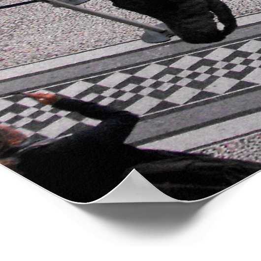 Dinosaur in het Natuurhistorisch museum Poster (Hoek)