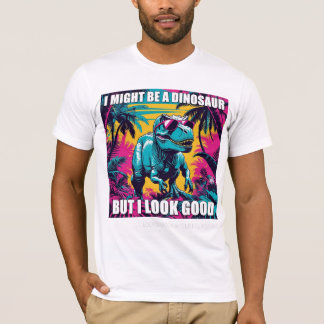 Dinosaur in Shades Funny Tee – Prehistoric Meme T-shirt
