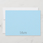 Dinosaur Invitation - Boy Birthday / Baby shower Kaart (Achterkant)