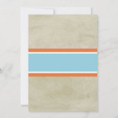 Dinosaur Invitation Dino Invitate Kaart (Achterkant)