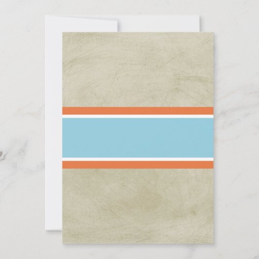 Dinosaur Invitation Dino Invitate Kaart (Achterkant)