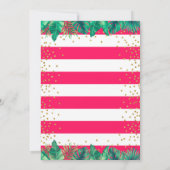 Dinosaur Invitation, Dinosaur Birthday Kaart (Achterkant)