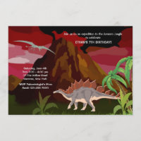 Dinosaur Invitation