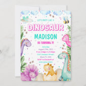 Dinosaur Invitation Kaart (Voorkant)