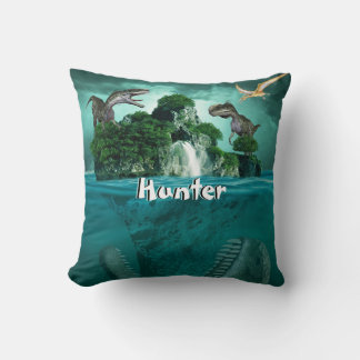 Dinosaur Island Gepersonaliseerd Kussen
