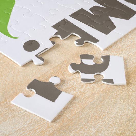 Dinosaur Jigsaw Puzzle – Aangepaste Prehistorische Legpuzzel (Zijkant)