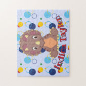 Dinosaur Jigzaag Puzzle Kinder Name Learning Game Legpuzzel (Verticaal)