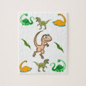 Dinosaur Jigzaag Puzzle Legpuzzel (Verticaal)
