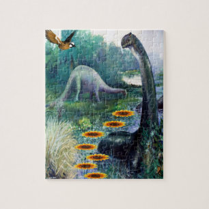 Dinosaur Jigzaag Puzzle Legpuzzel