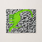 Dinosaur Jigzaag Puzzle Legpuzzel (Horizontaal)