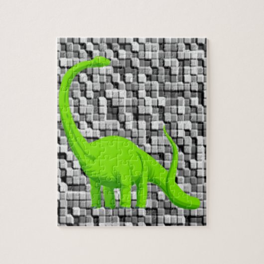Dinosaur Jigzaag Puzzle Legpuzzel (Verticaal)