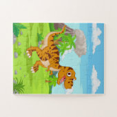 Dinosaur Jigzaag Puzzle Legpuzzel (Horizontaal)