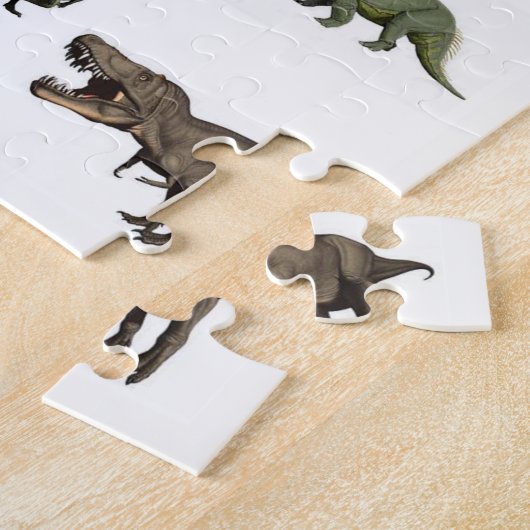 Dinosaur Jigzaag Puzzle Legpuzzel (Zijkant)