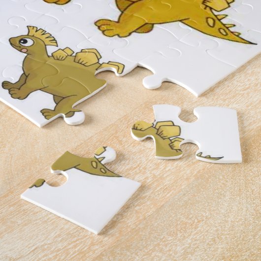 Dinosaur Jigzaag Puzzle Legpuzzel (Zijkant)