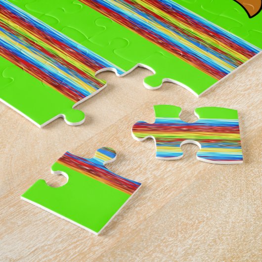 Dinosaur Jigzaag Puzzle Legpuzzel (Zijkant)