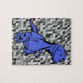 Dinosaur Jigzaag Puzzle Legpuzzel (Horizontaal)
