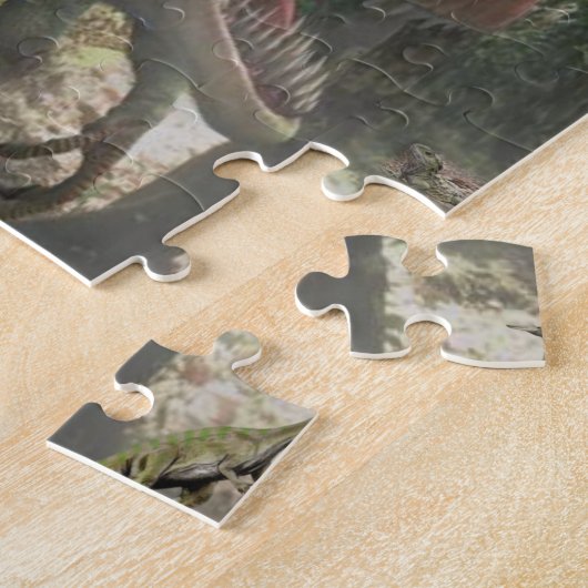 Dinosaur Jigzaag Puzzle Legpuzzel (Zijkant)