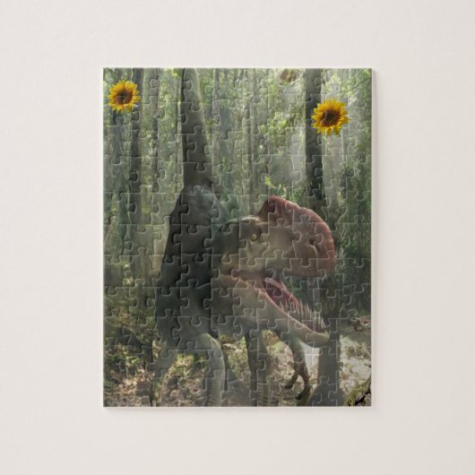 Dinosaur Jigzaag Puzzle Legpuzzel (Verticaal)