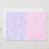 Dinosaur Joint Birthday Invitation for Girls Kaart (Achterkant)