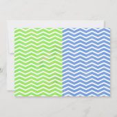 Dinosaur Joint Birthday Invitation for Siblings Kaart (Achterkant)