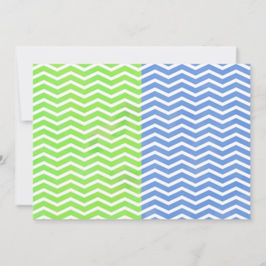 Dinosaur Joint Birthday Invitation for Siblings Kaart (Achterkant)