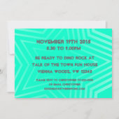 Dinosaur jongen 10e verjaardag groene grijze uitno kaart (Achterkant)