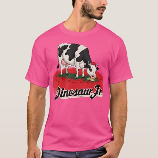 Dinosaur Jr. Funny Koe T-shirt (Voorkant)