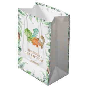 Dinosaur Jurassic Birthday Party Medium Cadeauzakje