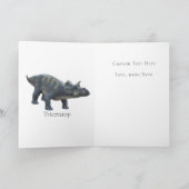 Dinosaur Jurassic Oerwoud Party Kaart (Binnen)