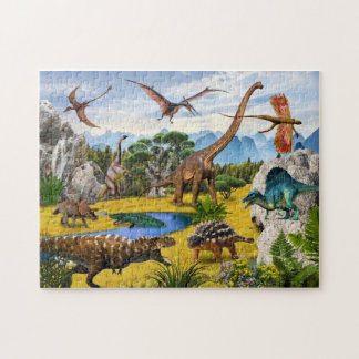 Dinosaur Jurassic Park animals Dino prehistc Legpuzzel