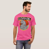 Dinosaur Jurrasic Chicken Clever Girl beroemd gema T-shirt (Voorkant volledig)